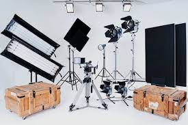 Male conductor directing orchestra performance on the street